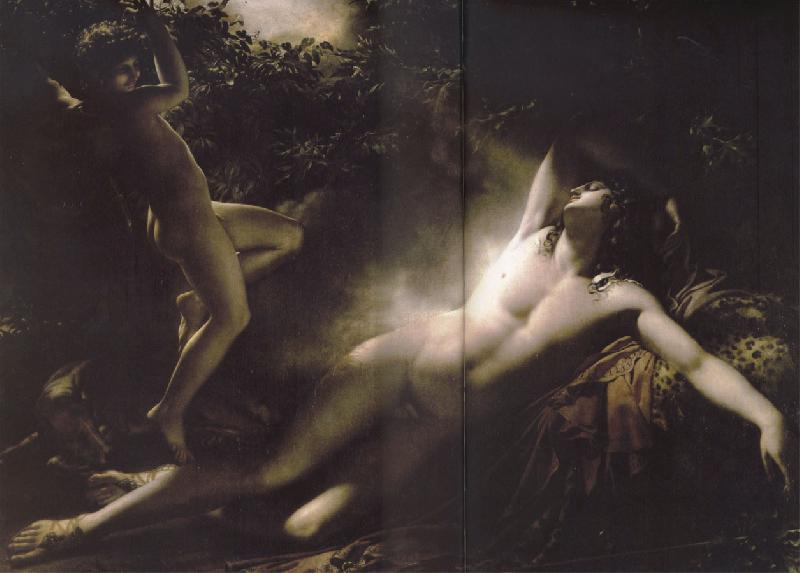 Anne-Louis Girodet-Trioson Endymion effet de lune oil painting image